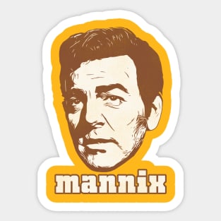 Joe Mannix Sticker